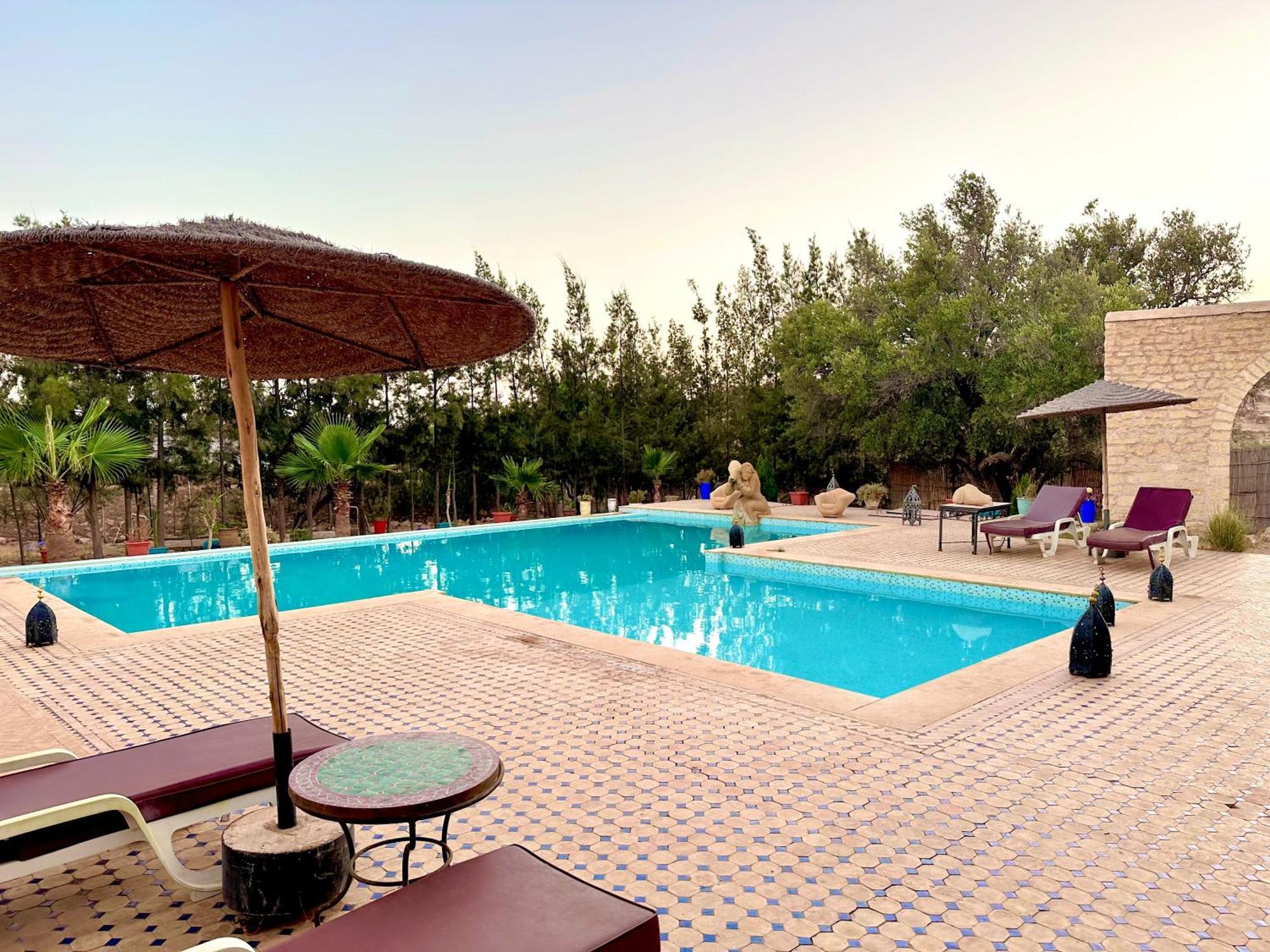 Quiet Oasis Luxury Stone Villa With Panoramic Views Near Esauira Exterior foto